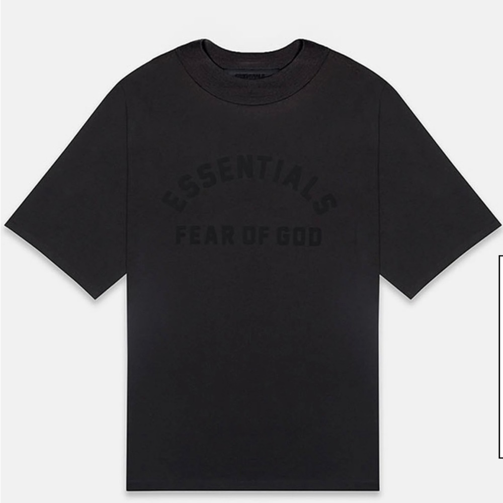 NWT black Essentials men’s t shirt
